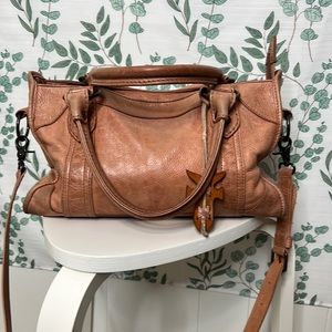 Frye Tan Leather Satchel